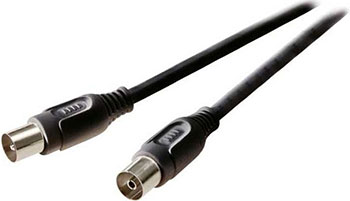 Антенный кабель Vivanco M-F черный 1.5м (43022)