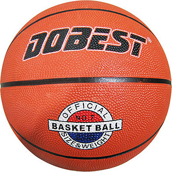 

Мяч DoBest, RB7-0886 р.7 резина оранж.