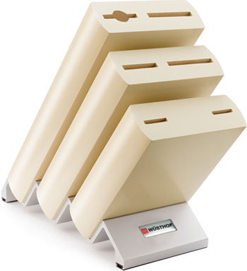 

Подставка под 6 ножей Wuesthof, белая 7252 WUS «Ikon Cream White»