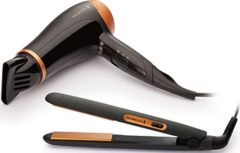 

Набор подарочный (фен и выпрямитель) Remington, Haircare Giftpack D3012GP