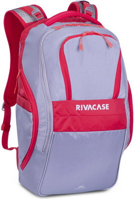 Рюкзак Rivacase для ноутбука 17.3'' 30л красно-серый 5265 grey/red