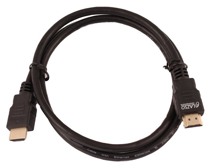 

Кабель аудио-видео Noname LAZSO WH-111 HDMI (m)/HDMI (m) 1м. позолоч.конт. черный (WH-111(1M))
