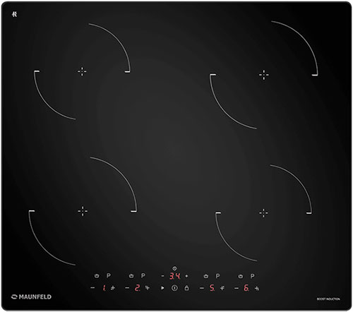 фото Встраиваемая электрическая варочная панель maunfeld cvi604exbk