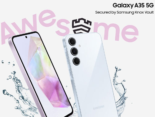 Смартфон Samsung Galaxy A35 256Gb 8Gb голубой AU