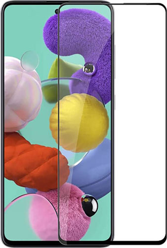 Защитный экран Red Line Samsung Galaxy A52s, Full screen tempered glass, FULL GLUE, черный