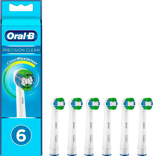 фото Насадка для зубной щетки oral-b precision clean wh, 6pcs