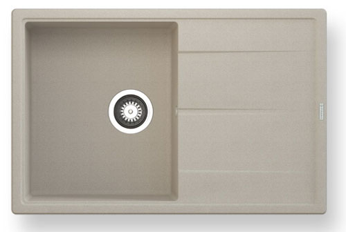Изображение товара Кухонная мойка Pyramis ALINIA 78х51 1B 1D - гранит/беж (070019101)