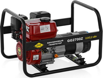 

Электрический генератор и электростанция DDE, GG 2700 Z