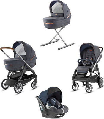 

Коляска Inglesina, Aptica System Quattro 4 в 1 на шасси Aptica Graphite Cuoio (AA 70 K6IND AE 70 K 6203)