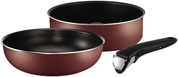 

Набор посуды со съемной ручкой Tefal