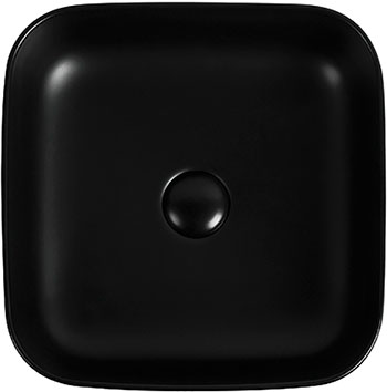 Раковина Aquanet City-1-MB 38 5 черный черный (CITY-1-MB)