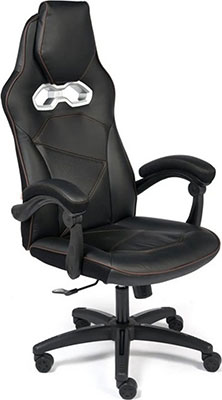 Игровое компьютерное кресло Tetchair ARENA кож/зам черный/черный карбон 36-6/карбон черный (13561)