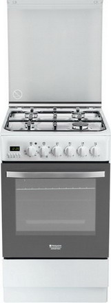 

Комбинированная плита Hotpoint-Ariston, H5 G 56 F(W)/RU