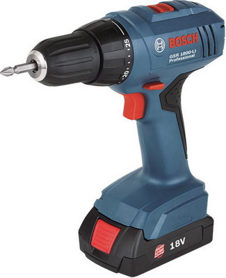 

Дрель-шуруповерт Bosch, GSR 1800-LI Professional (06019 A 8307)