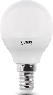 

Лампа GAUSS, LED Elementary Globe 10 W E 14 4100 K 53120