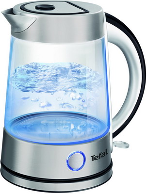 

Чайник электрический Tefal Glass KI760D30, серебристый, Прозрачный/нержавеющая сталь