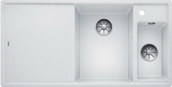 

Кухонная мойка Blanco, AXIA III 6 S белый чаша справа разделочный столик ясень 523466