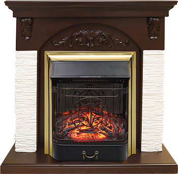 Каминокомплект Royal Flame Bern с очагом Majestic BR темный дуб каминокомплект royal flame dallas с очагом majestic bl тем дуб