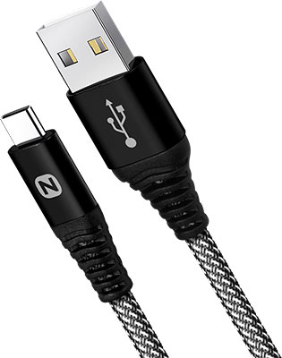 

Кабель Nobby, Comfort Type C 1 м 2А черный NBС-DC-C-10