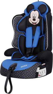 Автокресло Siger серия Disney Драйв гр. I/II/III Микки Маус контур синий KRES2667