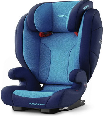 Автокресло Recaro Monza Nova Evo Seatfix гр. 2/3 расцветка Xenon Blue автокресло группа 2 3 15 36 кг recaro monza nova 2 seatfix xenon blue