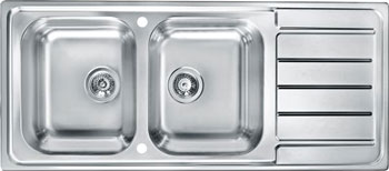 

Кухонная мойка Alveus LINE MAXIM 100 SAT 90 1165X505 2X i с сифоном 1127257 (1087975)