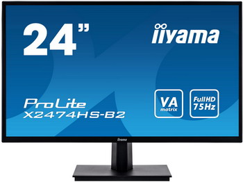 

ЖК монитор Iiyama LCD 24'' VA X2474HS-B2 черный