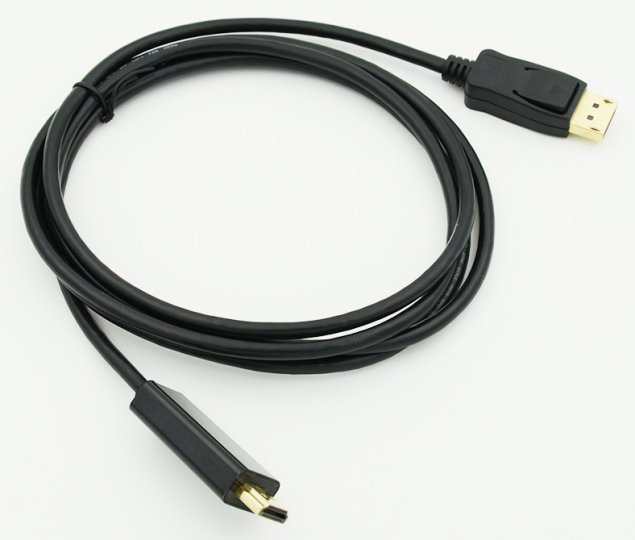 

Кабель Noname HDMI (m) DisplayPort (m) 2м черный