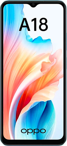 Смартфон OPPO A18 4+128 GB Синий