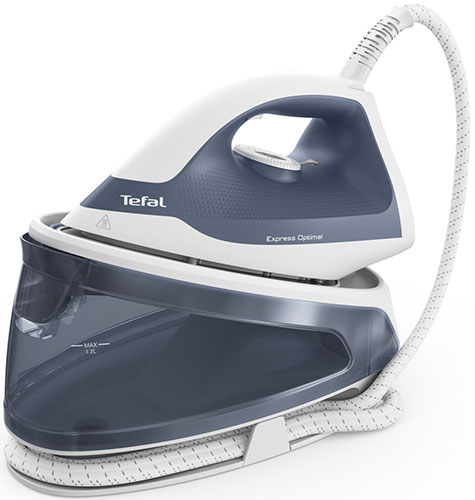 фото Парогенератор tefal express optimal sv4110e0, синий/ белый