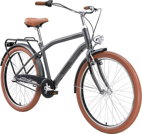 Велосипед Stark Comfort Man 3 speed темно-серый матовый металликчерныйкоричневый 16 HQ-0014077