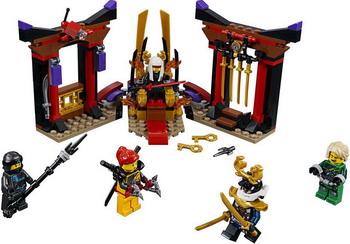 

Конструктор Lego, Ninjago: Решающий бой в тронном зале 70651