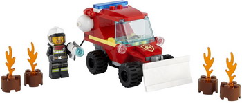 Конструктор Lego CITY ''Пожарный автомобиль'' 60279 lego city океан мини подлодка 60263