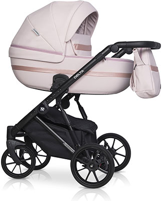 Коляска детская Riko DELTA ECCO (3 в 1) (RIKO BASIC) 14 Rose (светло розовый)