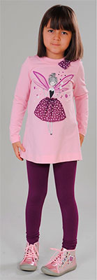 

Туника Fleur de Vie, 24-2420 рост 104 розовый