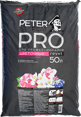 

Грунт PETER PEAT Цветочный Универсальный линия ПРО 50л