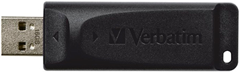 

Флеш-накопитель Verbatim, 16 Gb Slider 98696 USB2.0 черный