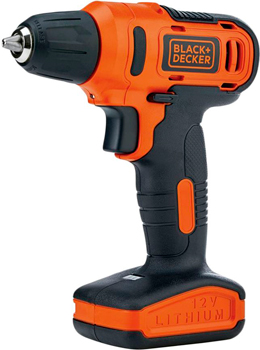 

Дрель-шуруповерт Black&Decker, LD12SP черно-оранжевый