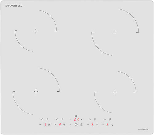 фото Встраиваемая электрическая варочная панель maunfeld cvi604exwh