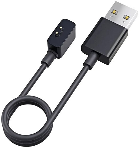 фото Магнитный зарядный кабель xiaomi magnetic charging cable, для носимых устройств (bhr6548gl)