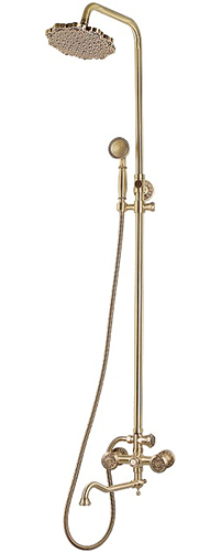 фото Душевая система bronze de luxe royal/бронза (10121df/1)
