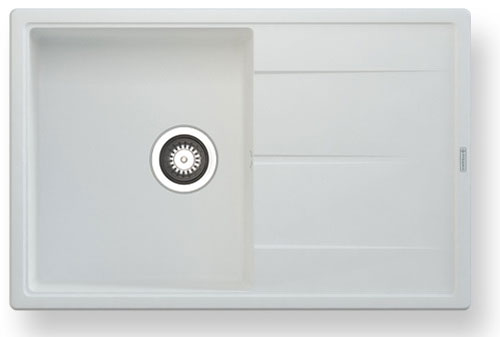 Изображение товара Кухонная мойка Pyramis ALINIA 78х51 1B 1D - гранит/жасмин белый (070019301)