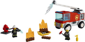 Конструктор Lego CITY ''Пожарная машина с лестницей'' 60280