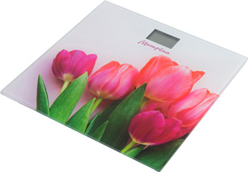 Весы напольные электронные Матрёна МА-090 007835 тюльпаны