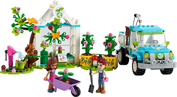 Конструктор Lego Friends Машина для посадки деревьев 41707 конструктор lego friends роскошный отдых на природе