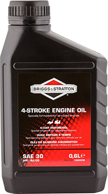 Масло для 4-тактных двигателей Briggs & Stratton SAE 30 0 6 л 100005 E масло 4 х тактное briggs