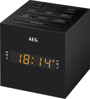 

Будильник AEG, MRC 4150 schwarz