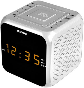

Радиочасы Telefunken, TF-1571 (белый с янтарным)