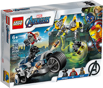 

Конструктор Lego, Super Heroes Мстители: Атака на спортбайке 76142