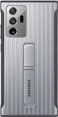 

Чехол (клип-кейс) Samsung Galaxy Note 20 Ultra Protective Standing Cover серебристый (EF-RN985CSEGRU)